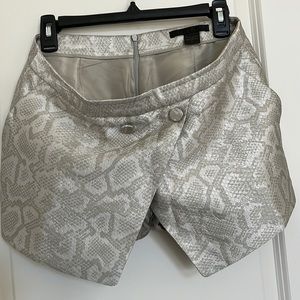 Silver snake print jenni Jayne skirt-shorts